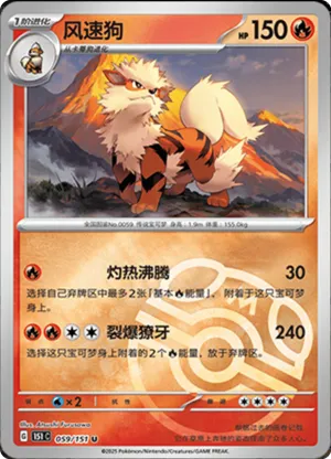 Arcanine  Master Ball Holo
