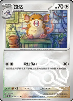 Raticate  Master Ball Holo