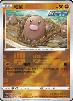 Diglett  Reverse Holo