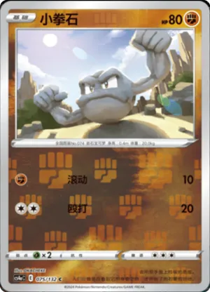 Geodude  Reverse Holo