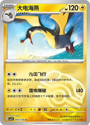 Kilowattrel  Master Ball Holo