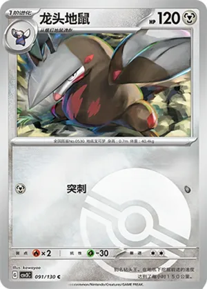 Excadrill  Pokeball Holo
